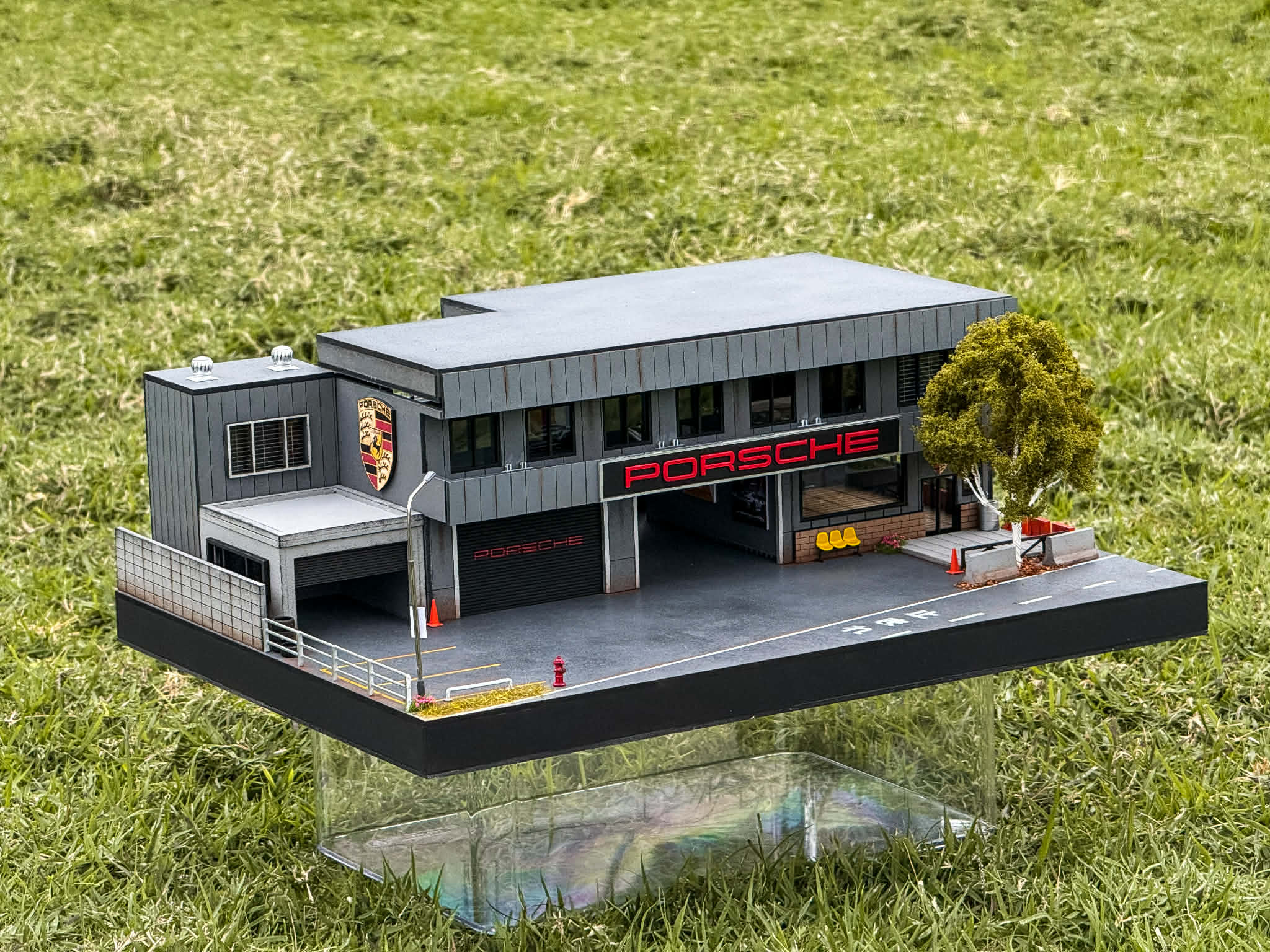 Diorama PORSCHE scale 1:64