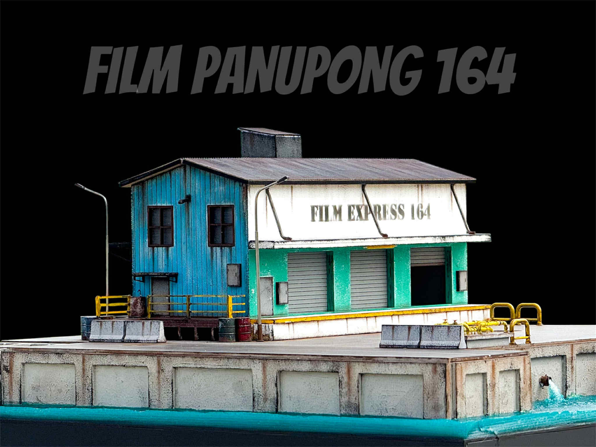 Diorama Express warehouse scale 1:64