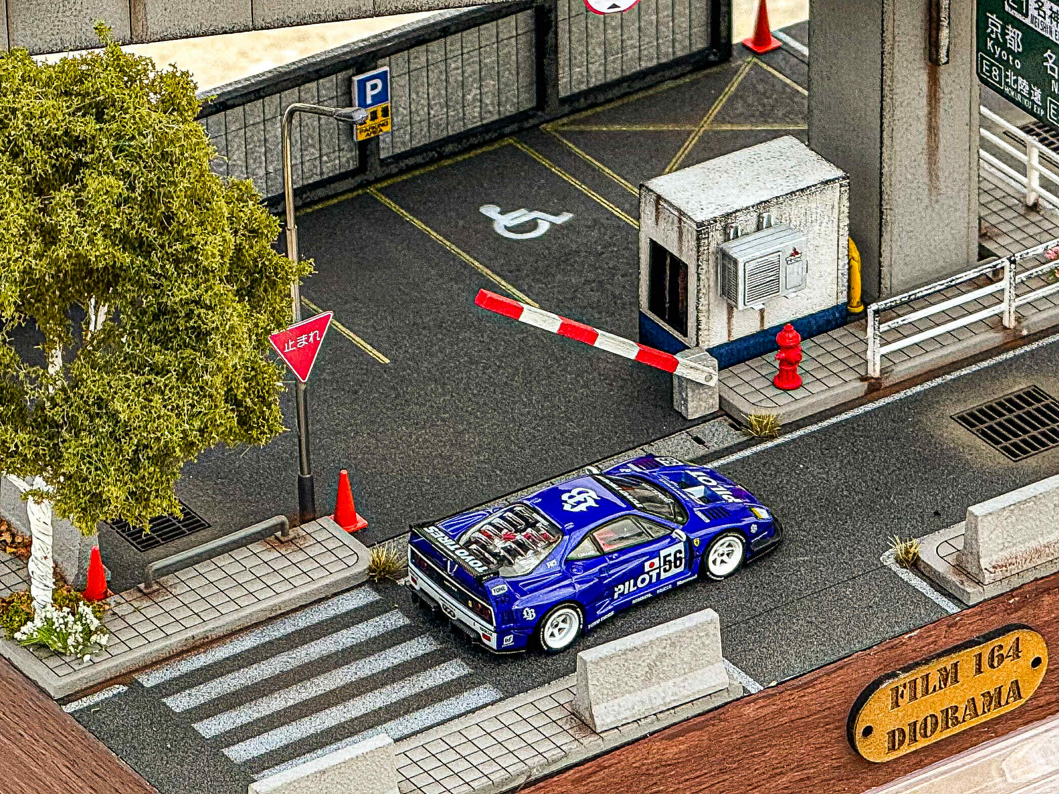 Diorama Japanese expressways scale 1:64