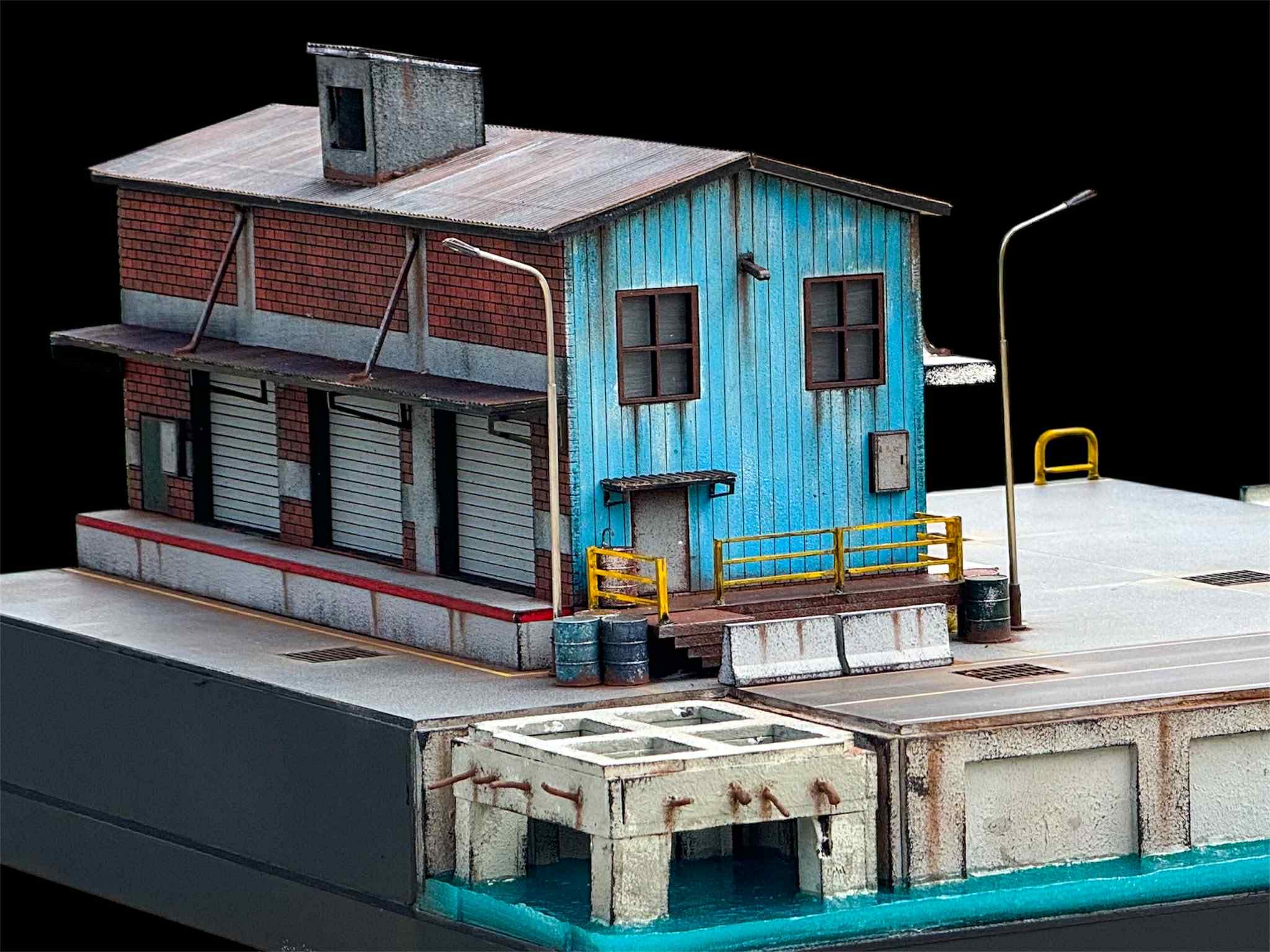 Diorama Express warehouse scale 1:64
