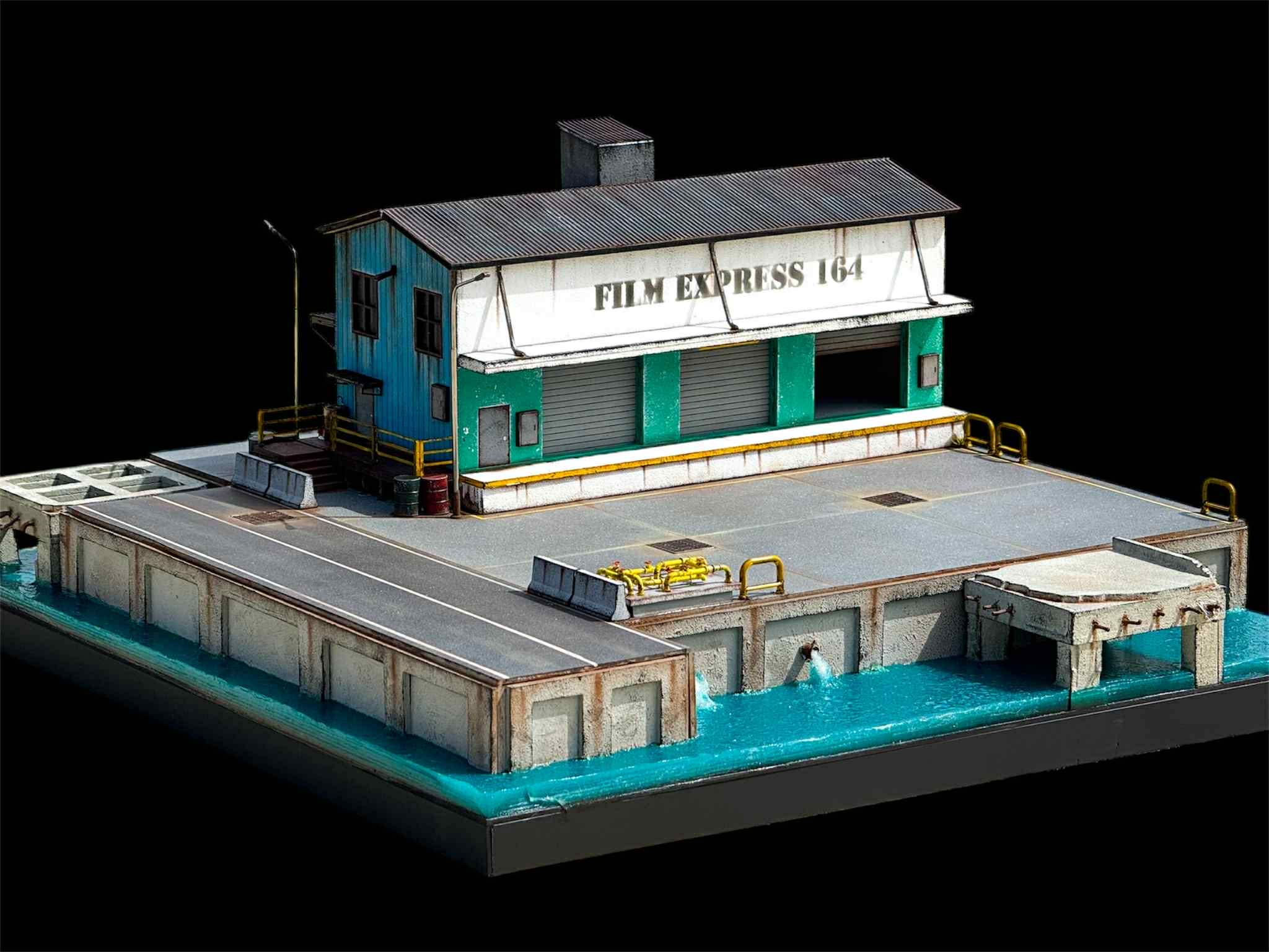 Diorama Express warehouse scale 1:64