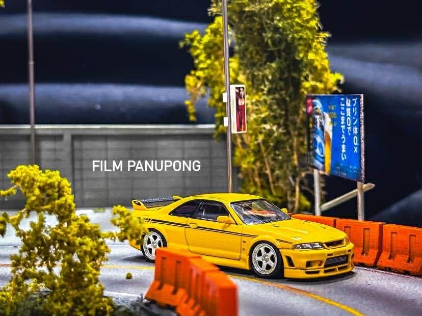 Diorama Mountain racing road scale 1:64