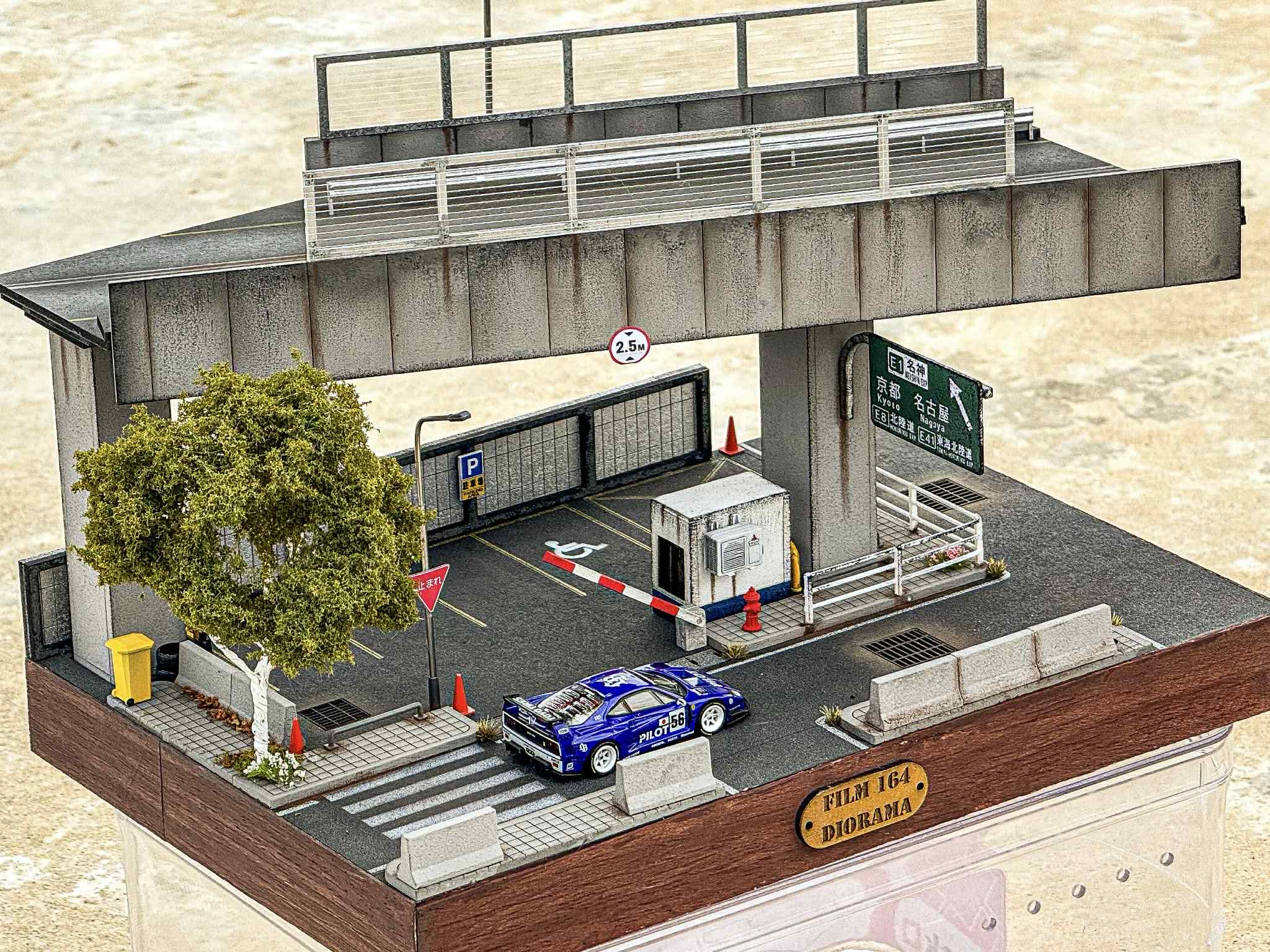 Diorama Japanese expressways scale 1:64