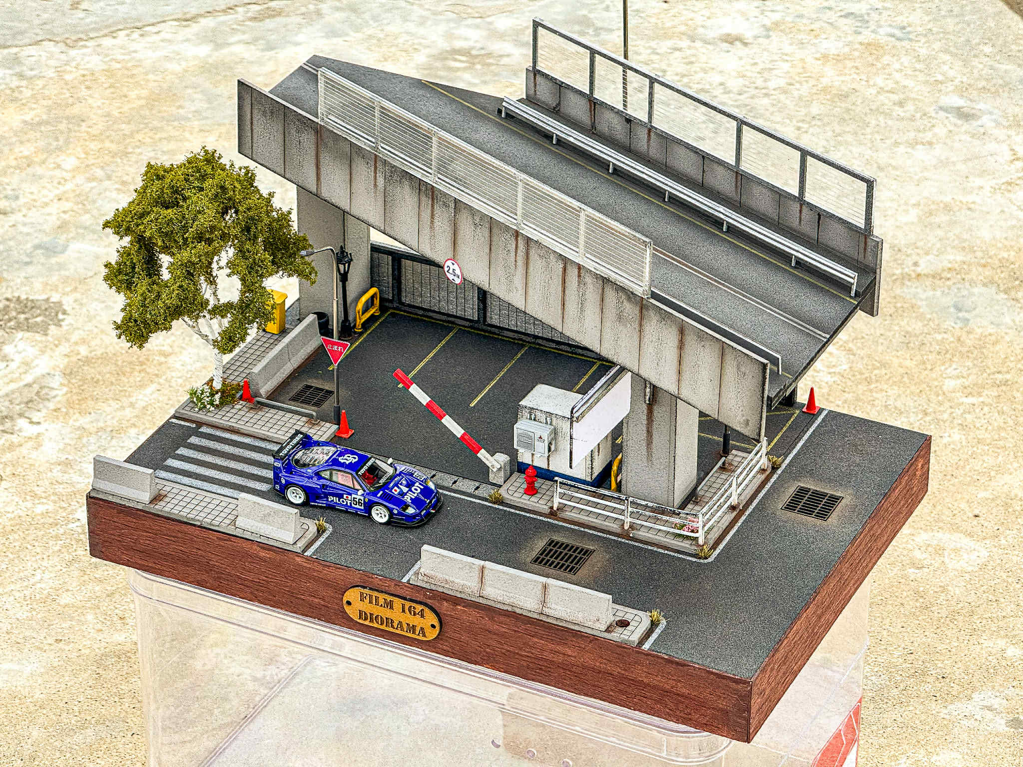 Diorama Japanese expressways scale 1:64