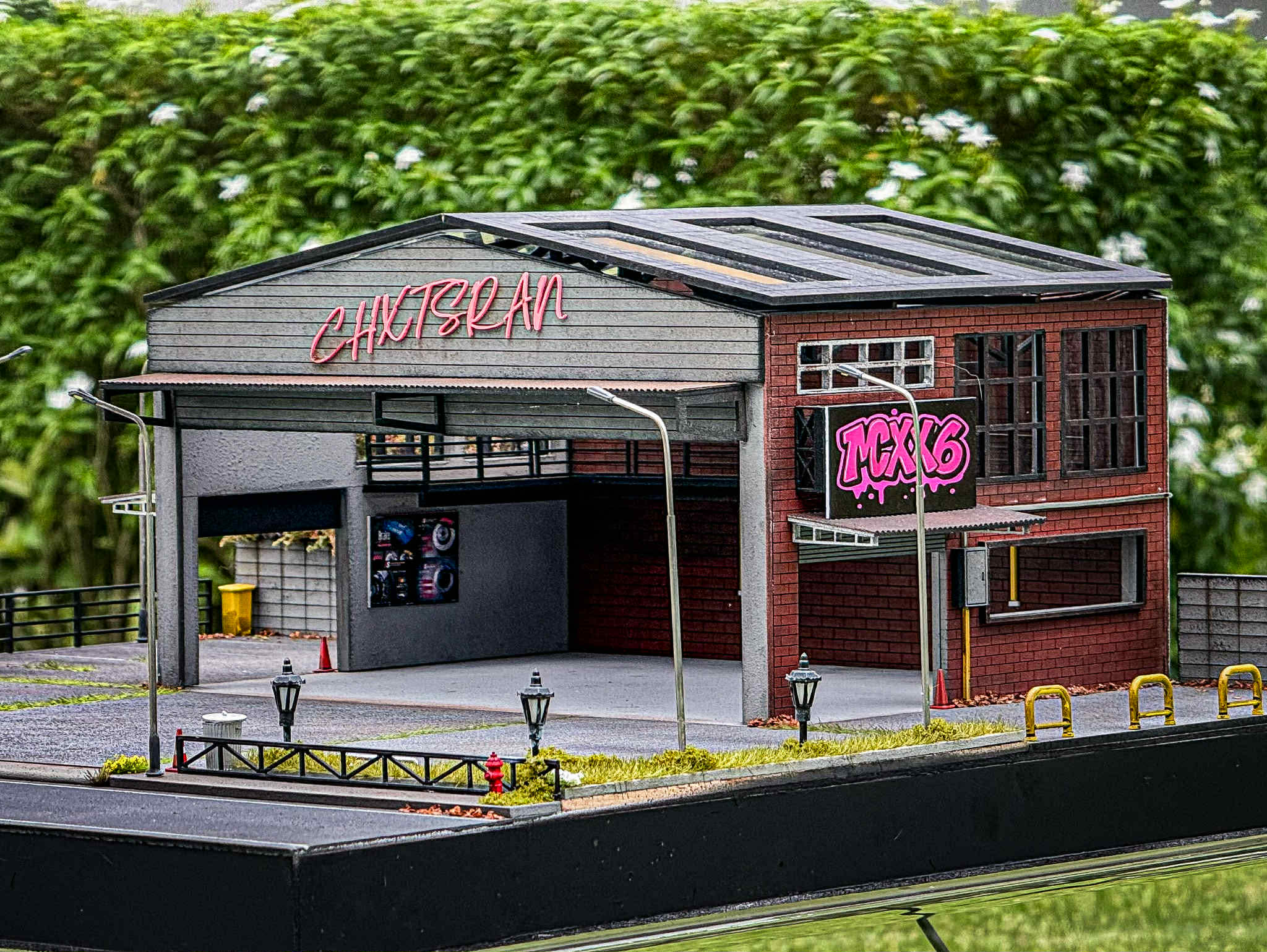 Diorama Old warehouse scale 1:64