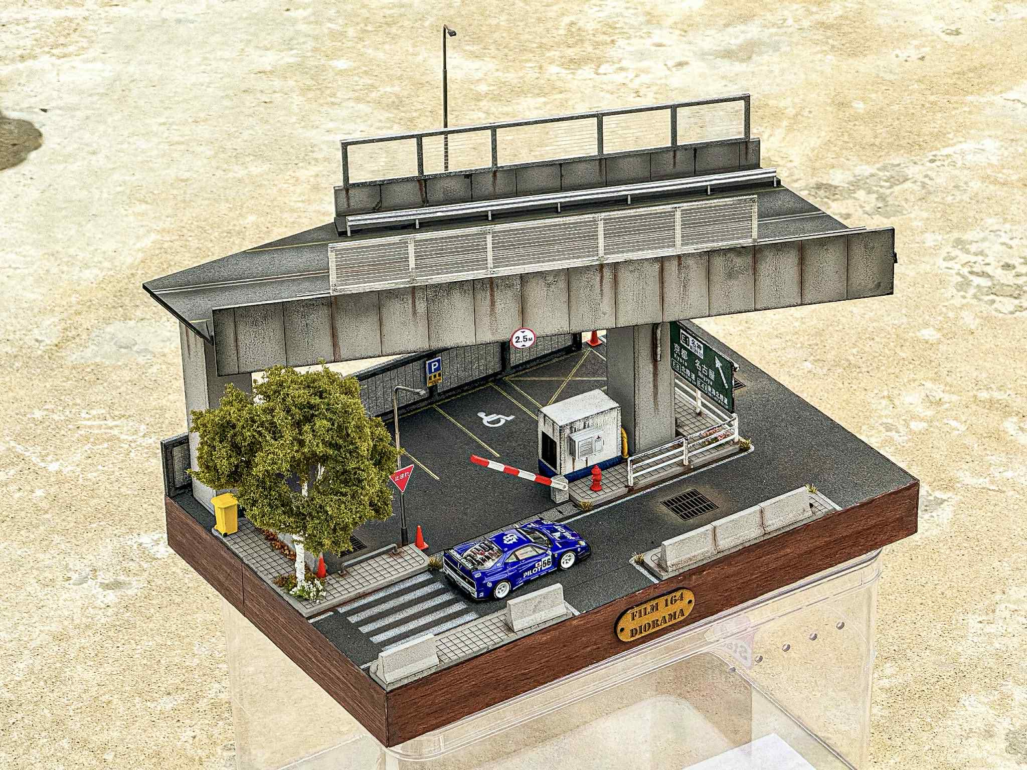 Diorama Japanese expressways scale 1:64