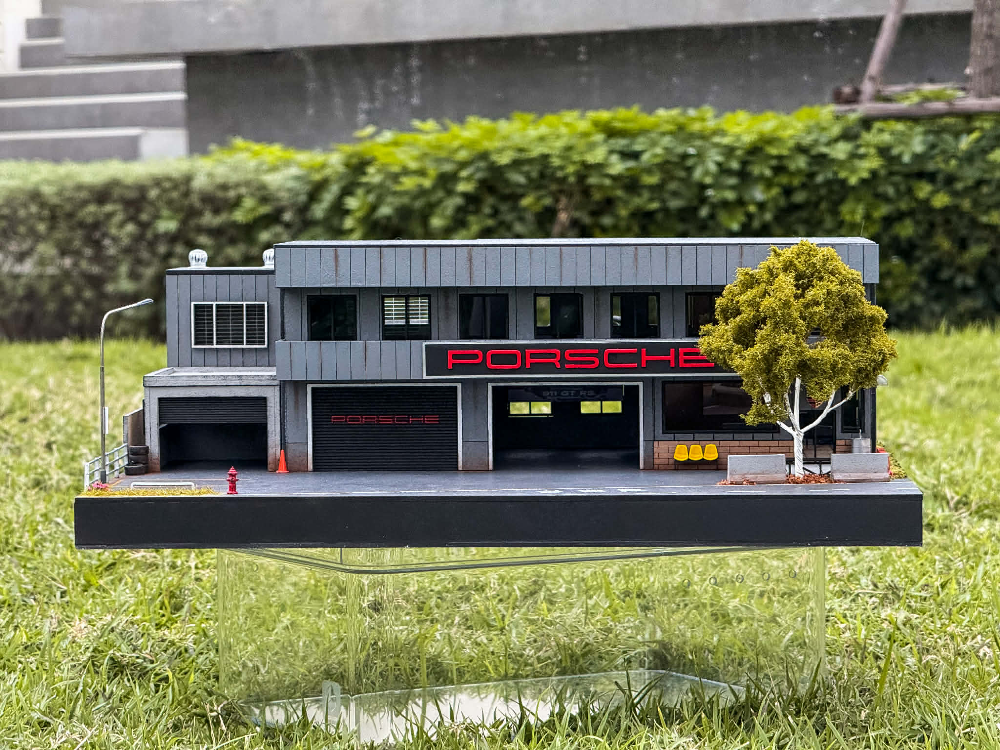 Diorama PORSCHE scale 1:64