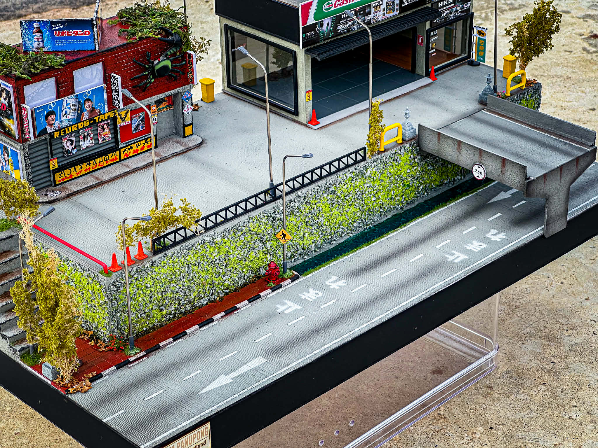 Diorama Racing City scale 1:64