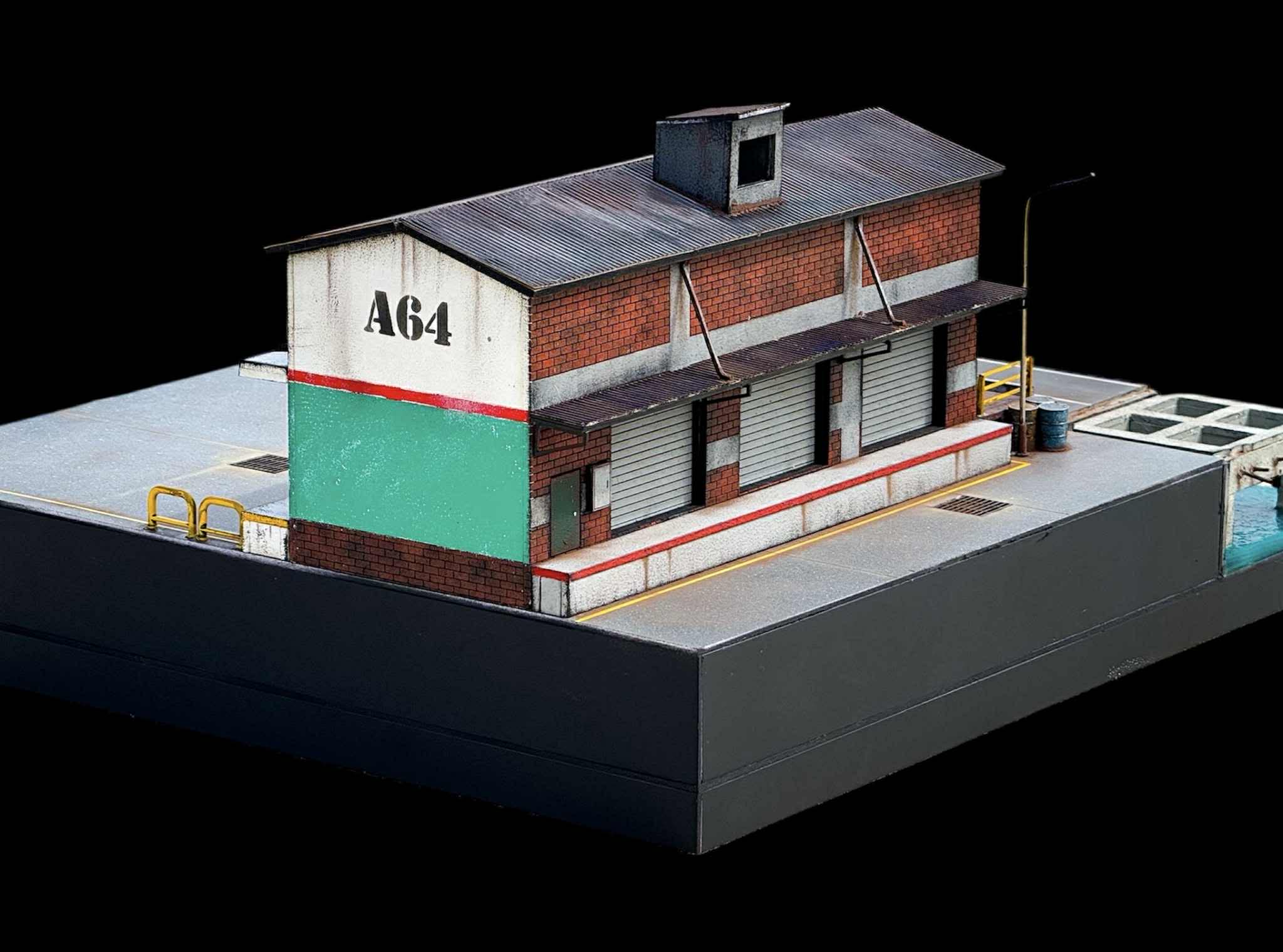 Diorama Express warehouse scale 1:64