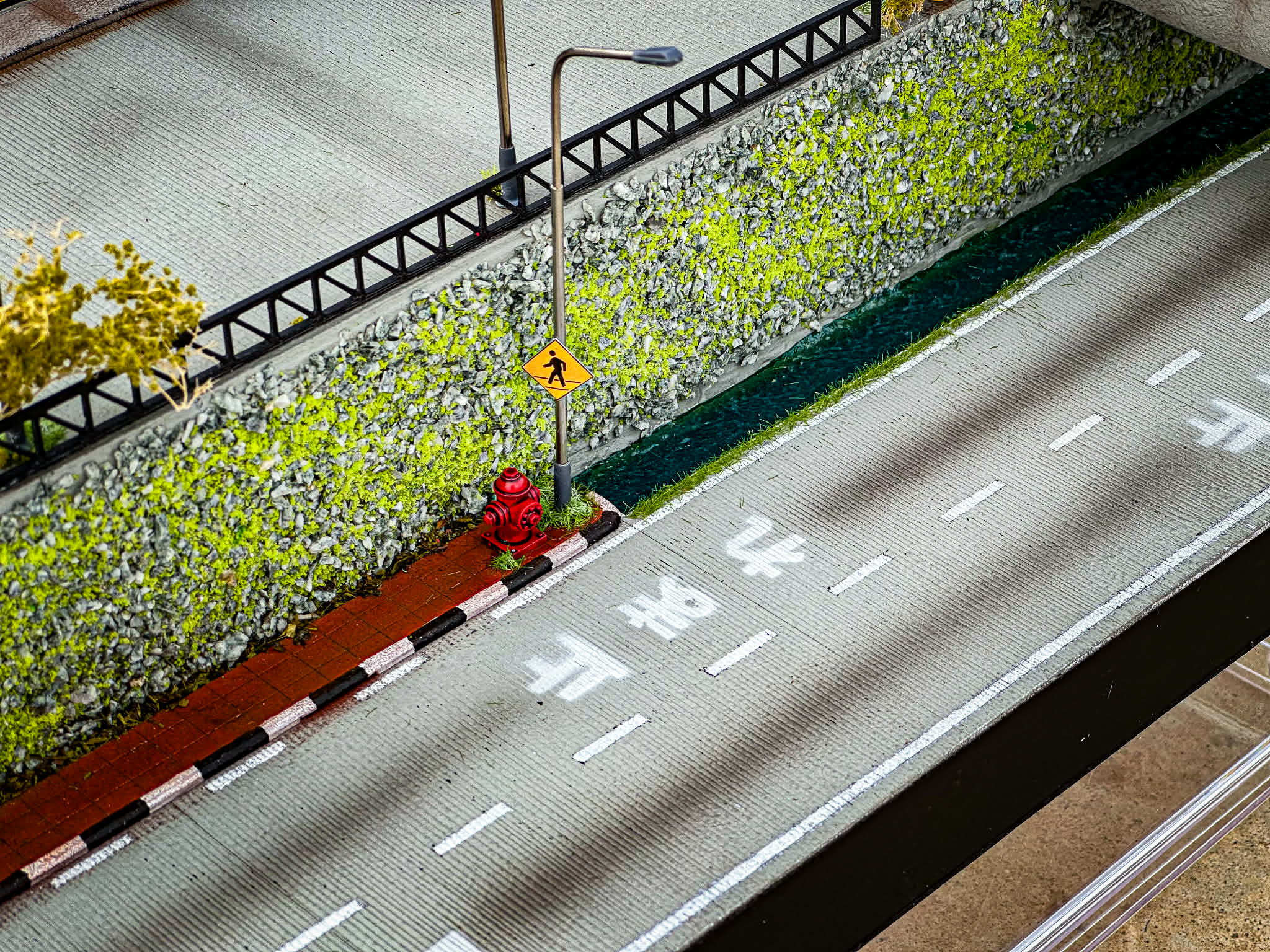 Diorama Racing City scale 1:64