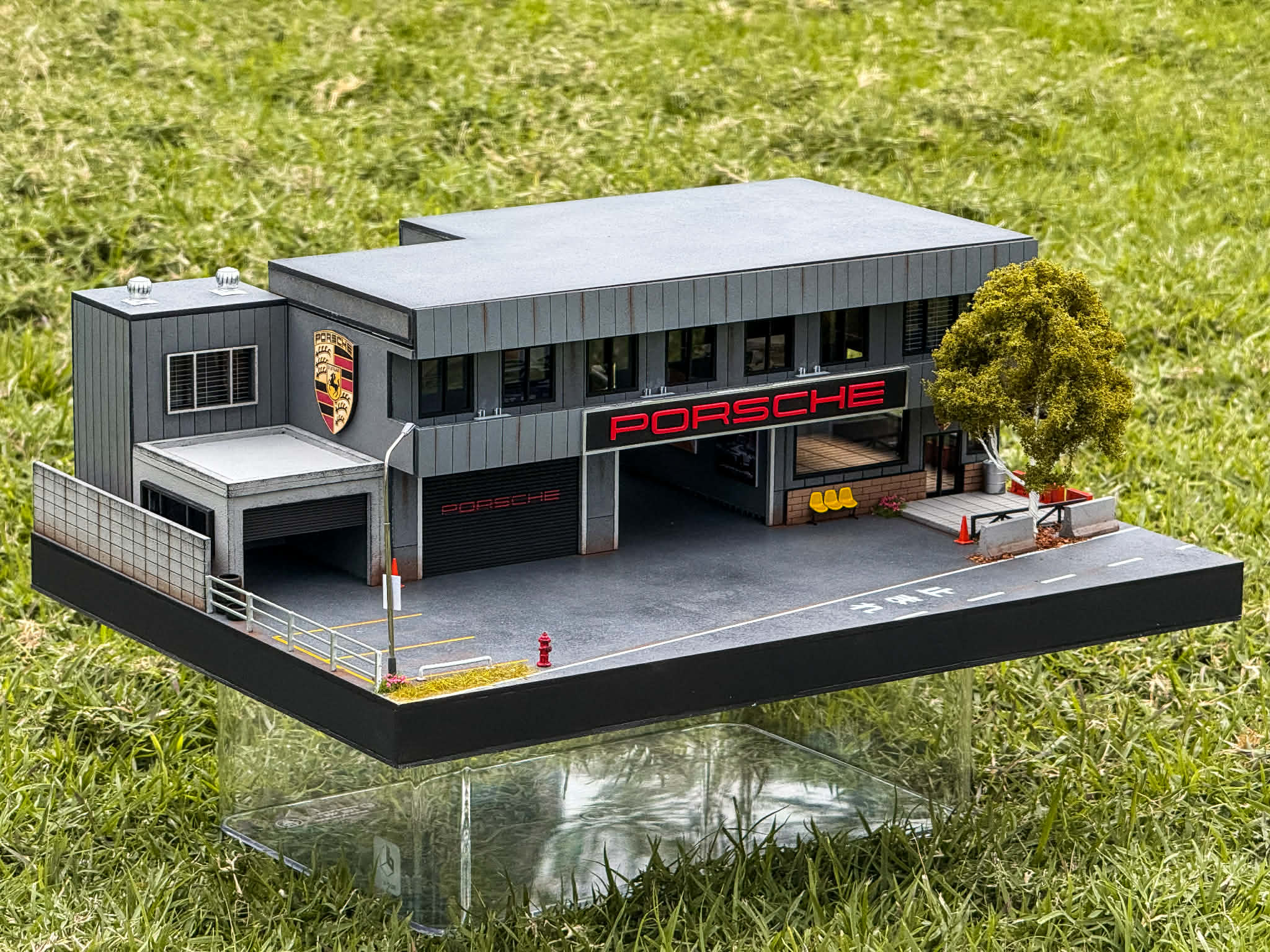 Diorama PORSCHE scale 1:64