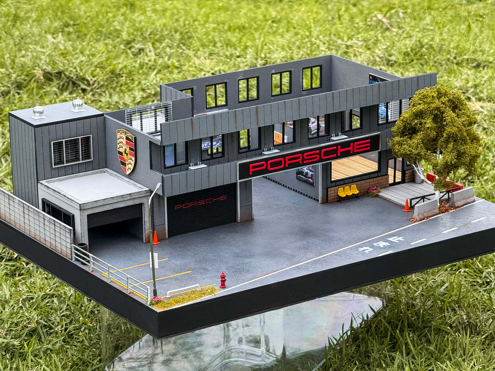 Diorama PORSCHE scale 1:64