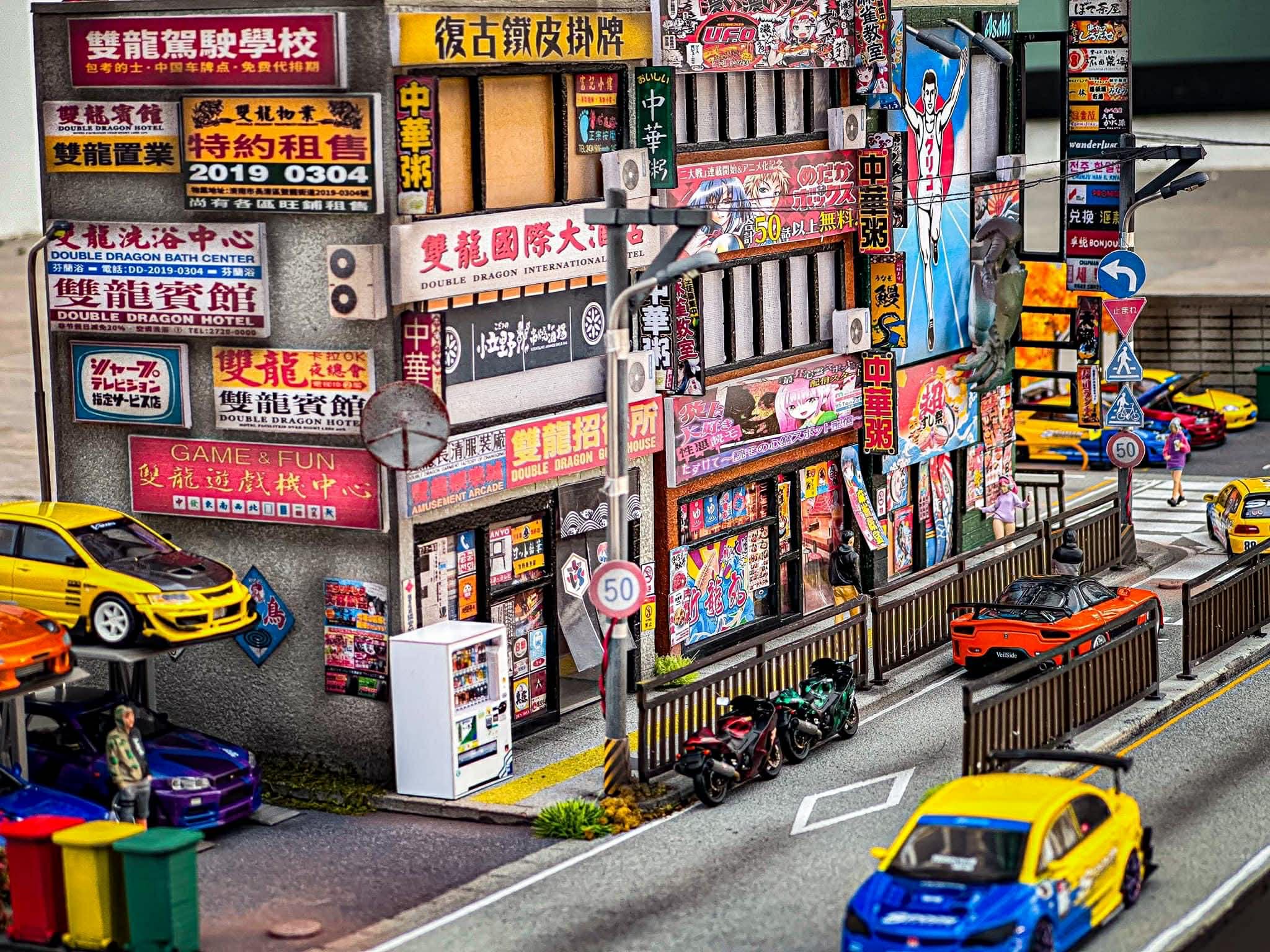 Diorama Japan scale 1:64