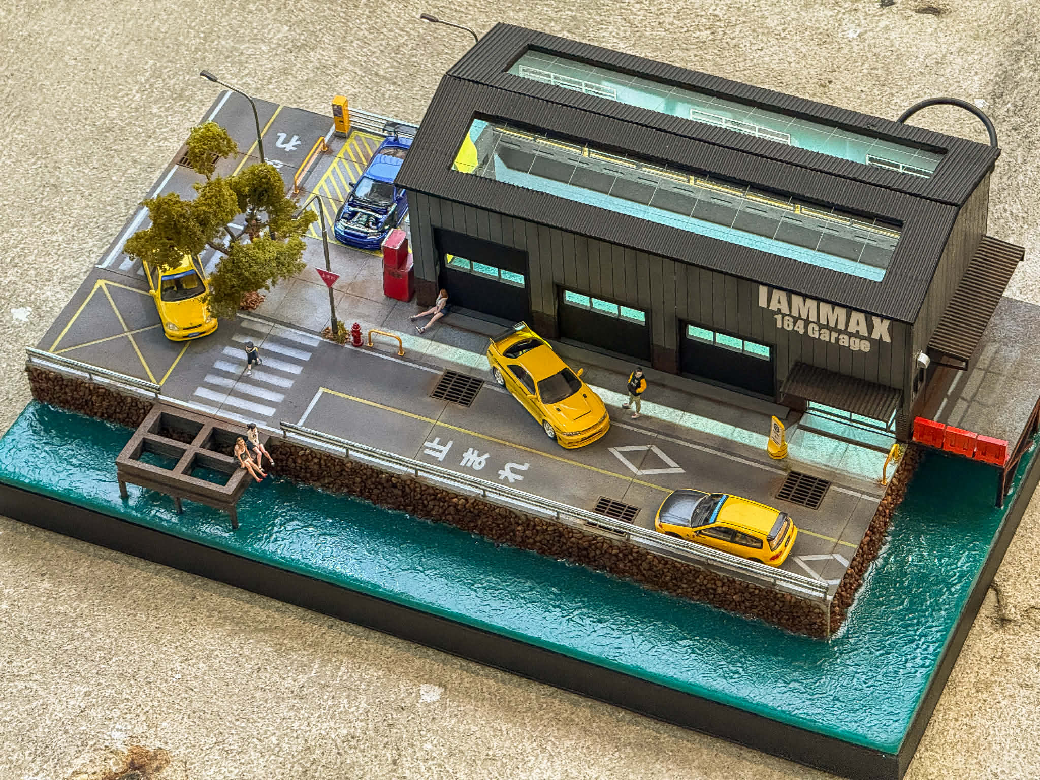 Diorama  Seaside warehouse scale 1:64