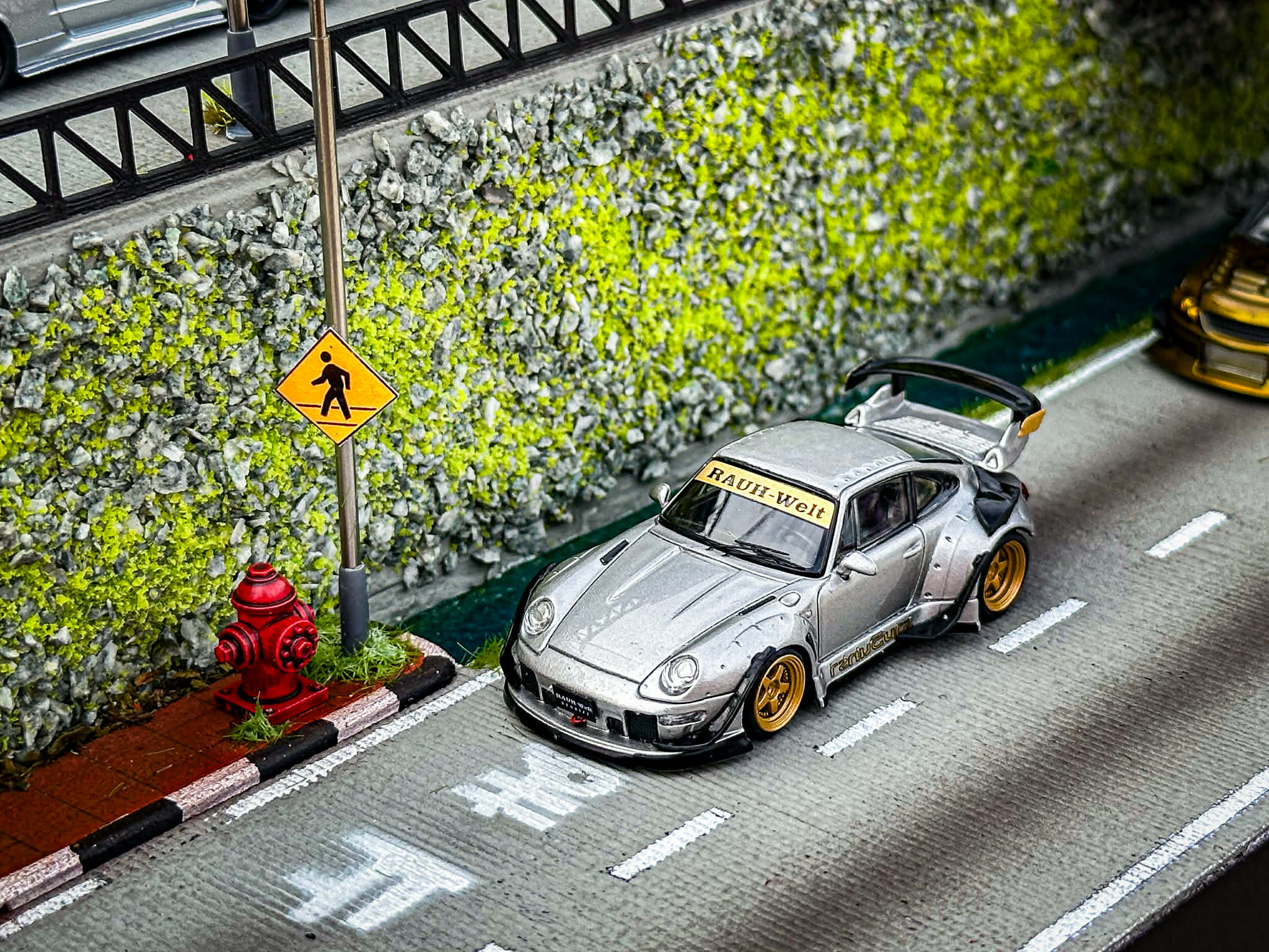 Diorama Racing City scale 1:64
