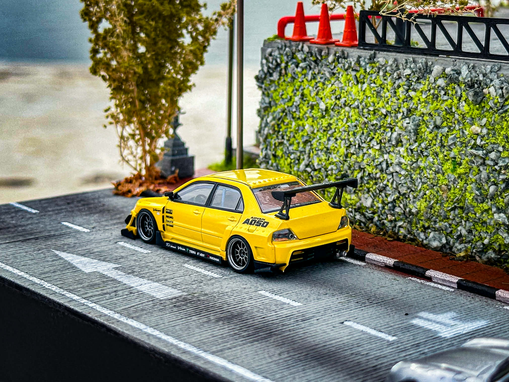 Diorama Racing City scale 1:64